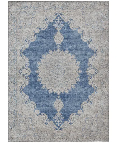 Addison Chantille Machine Washable Acn1003 5'x7'6" Area Rug In Navy