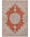 Addison Chantille Machine Washable Acn1003 9'x12' Area Rug In Rust