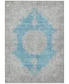 Addison Chantille Machine Washable Acn1003 9'x12' Area Rug In Teal