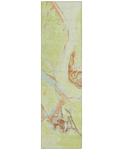 Addison Chantille Machine Washable Acn1005 2'3''x7'6'' Runner Area Rug In Grass