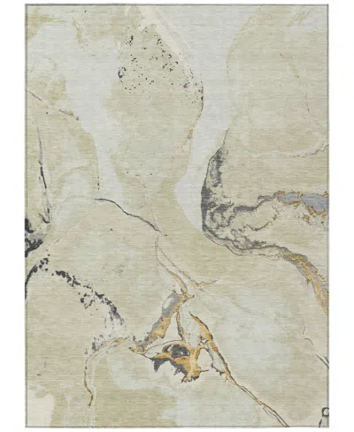 Addison Chantille Machine Washable Acn1005 5'x7'6" Area Rug In Ivory