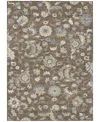Addison Chantille Machine Washable Acn1006 2'6"x3'10" Area Rug In Chocolate