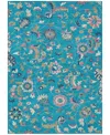 Addison Chantille Machine Washable Acn1006 2'6"x3'10" Area Rug In Teal