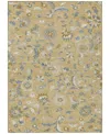 Addison Chantille Machine Washable Acn1006 2'6"x3'10" Area Rug In Wheat