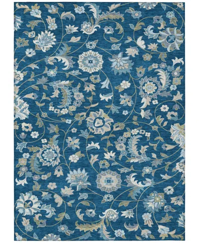 Addison Chantille Machine Washable Acn1006 3'x5' Area Rug In Navy