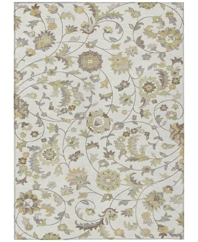 Addison Chantille Machine Washable Acn1006 5'x7'6" Area Rug In Ivory