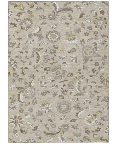 Addison Chantille Machine Washable Acn1006 9'x12' Area Rug In Beige