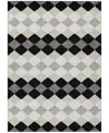 Addison Chantille Machine Washable Acn1007 2'6"x3'10" Area Rug In Black