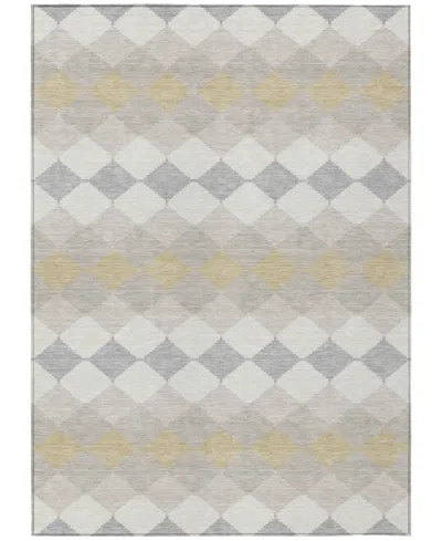 Addison Chantille Machine Washable Acn1007 5'x7'6" Area Rug In Ivory