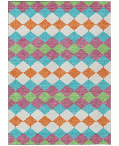 Addison Chantille Machine Washable Acn1007 5'x7'6" Area Rug In Rose