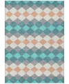 Addison Chantille Machine Washable Acn1007 8'x10' Area Rug In Teal