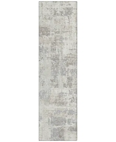 Addison Chantille Machine Washable Acn1008 2'3"x7'6" Runner Area Rug In Ivory