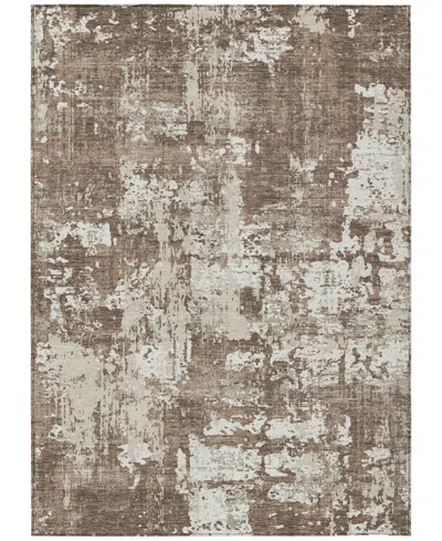 Addison Chantille Machine Washable Acn1008 2'6"x3'10" Area Rug In Brown