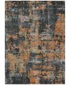 Addison Chantille Machine Washable Acn1008 2'6"x3'10" Area Rug In Charcoal
