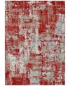 Addison Chantille Machine Washable Acn1008 2'6"x3'10" Area Rug In Red