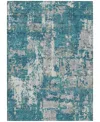 Addison Chantille Machine Washable Acn1008 2'6"x3'10" Area Rug In Teal