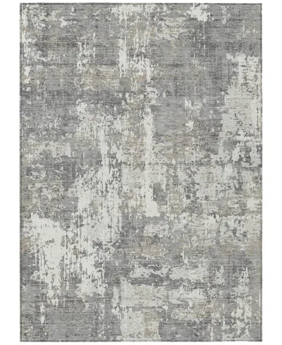 Addison Chantille Machine Washable Acn1008 3'x5' Area Rug In Gray