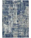 Addison Chantille Machine Washable Acn1008 5'x7'6" Area Rug In Navy