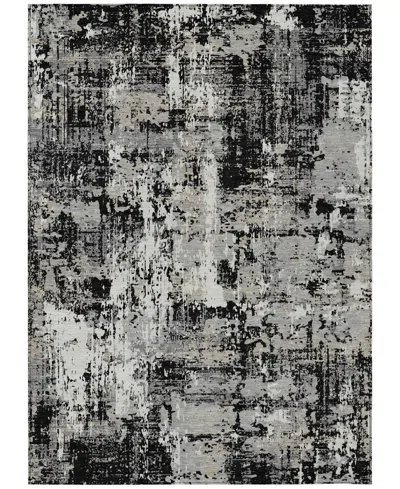 Addison Chantille Machine Washable Acn1008 9'x12' Area Rug In Black