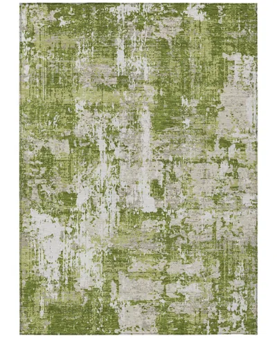 Addison Chantille Machine Washable Acn1008 9'x12' Area Rug In Green