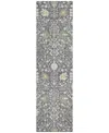 Addison Chantille Machine Washable Acn1009 2'3"x7'6" Runner Area Rug In Charcoal