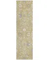 Addison Chantille Machine Washable Acn1009 2'3"x7'6" Runner Area Rug In Gold