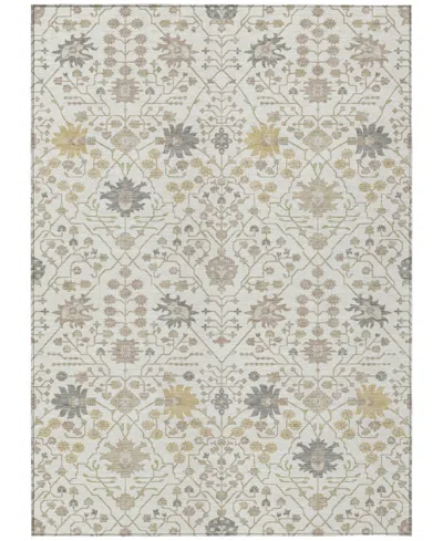 Addison Chantille Machine Washable Acn1009 5'x7'6" Area Rug In Ivory