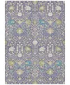 Addison Chantille Machine Washable Acn1009 5'x7'6" Area Rug In Lavender