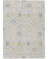 Addison Chantille Machine Washable Acn1009 5'x7'6" Area Rug In Silver