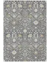 Addison Chantille Machine Washable Acn1009 9'x12' Area Rug In Charcoal