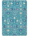 Addison Chantille Machine Washable Acn1009 9'x12' Area Rug In Teal