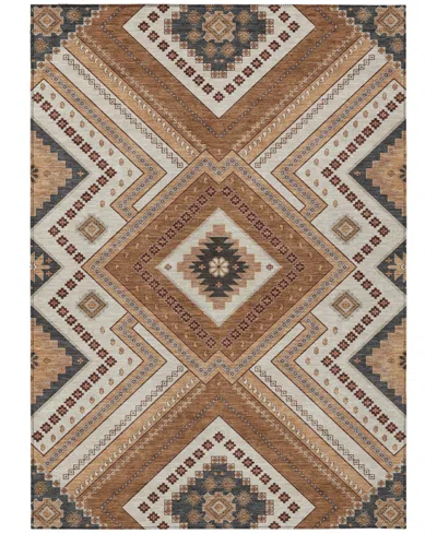Addison Chantille Machine Washable Acn1010 2'6"x3'10" Area Rug In Copper