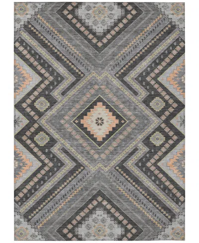 Addison Chantille Machine Washable Acn1010 3'x5' Area Rug In Gray