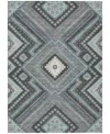 Addison Chantille Machine Washable Acn1010 8'x10' Area Rug In Charcoal