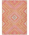 Addison Chantille Machine Washable Acn1010 8'x10' Area Rug In Coral