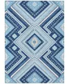Addison Chantille Machine Washable Acn1010 8'x10' Area Rug In Navy