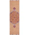 Addison Chantille Machine Washable Acn1011 2'3"x7'6" Runner Area Rug In Peach