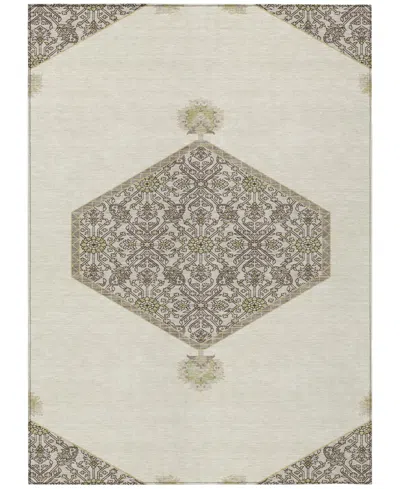Addison Chantille Machine Washable Acn1011 5'x7'6" Area Rug In Ivory