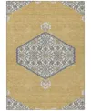 Addison Chantille Machine Washable Acn1011 8'x10' Area Rug In Gold