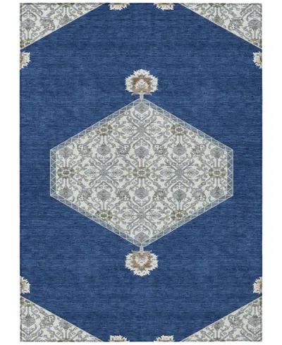 Addison Chantille Machine Washable Acn1011 8'x10' Area Rug In Navy