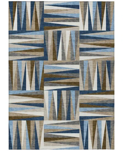 Addison Chantille Machine Washable Acn1012 10'x14' Area Rug In Navy