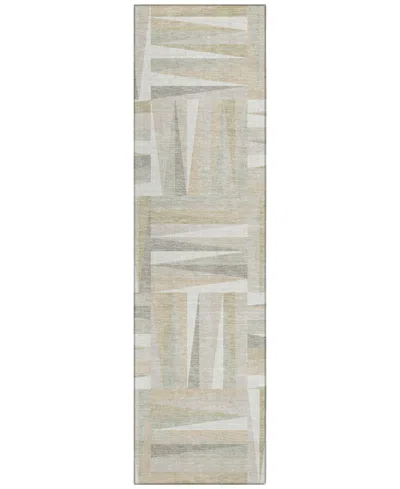 Addison Chantille Machine Washable Acn1012 2'3"x7'6" Runner Area Rug In Ivory