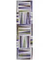 Addison Chantille Machine Washable Acn1012 2'3"x7'6" Runner Area Rug In Lavender