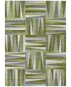 Addison Chantille Machine Washable Acn1012 2'6"x3'10" Area Rug In Green