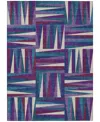 Addison Chantille Machine Washable Acn1012 5'x7'6" Area Rug In Purple
