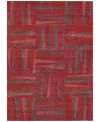 Addison Chantille Machine Washable Acn1012 8'x10' Area Rug In Red