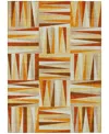 Addison Chantille Machine Washable Acn1012 9'x12' Area Rug In Orange