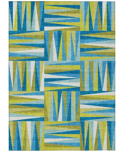 Addison Chantille Machine Washable Acn1012 9'x12' Area Rug In Teal