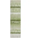Addison Chantille Machine Washable Acn1013 2'3"x7'6" Runner Area Rug In Grass