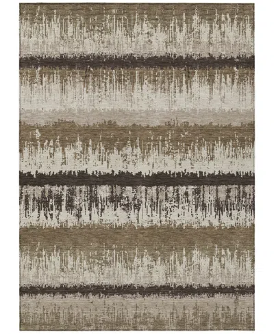 Addison Chantille Machine Washable Acn1013 2'6"x3'10" Area Rug In Brown